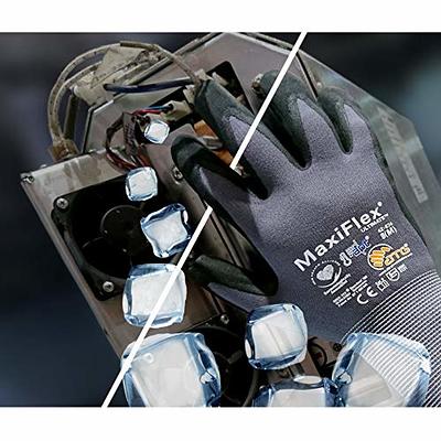 212 Performance Gloves AXDG-16-008 AX360 Dotted Grip Nitrile-Dipped Work Glove, 12-Pair Bulk Pack, Small