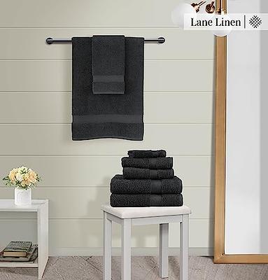 LANE LINEN 100% Cotton Bath Towels Set of 10, 2 Large Bath Towels, 4 Soft  Hand Towels for Bathroom, 4 Wash Towels for Body, Larg
