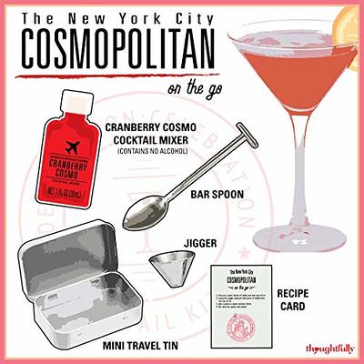 Thoughtfully Cocktails, Global Cocktail Mixer Set, Vegan and Vegetarian,  Flavors Margarita, Moscow Mule and More, Set of 12 (Contains NO Alcohol)