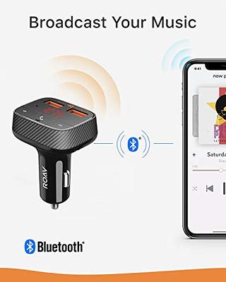 Anker Roav SmartCharge F0 Bluetooth FM Transmitter for Car, Audio