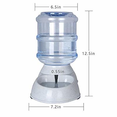 1 Gallon Automatic Replenish Pet Water Dispenser, Self-Dispensing Gravity  Pets Water Feeder for Cats & Small Dogs