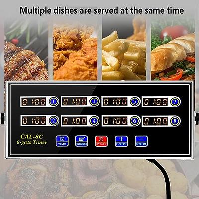 Digital Restaurant Home Kitchen Timer Loud Alarm Professional Cooking  Calculagraph Commercial Timing 8-Channel Reminder for French Fries Pizza  Bread Grilled Burger Coffee Countdown Machine - Yahoo Shopping