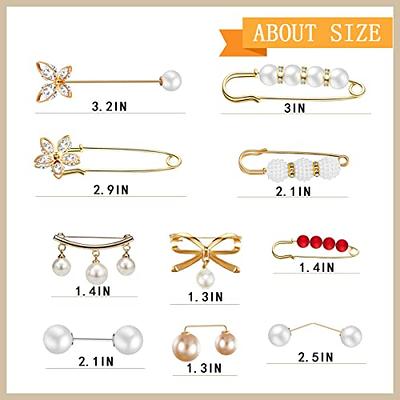 Imitation Pearl Brooches For Women Girl Gold Color Fashion