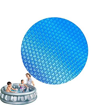 Solar Pool Cover 16-Mil 7 x 7 FT Hot Tub Thermal Blanket Heavy Duty  Floating Bubble Insulation Covers for Inground Pools Hot Tubs SPA  Insulating Solar Heating, Sliver - Yahoo Shopping