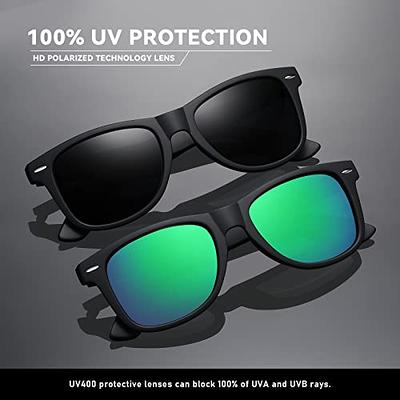 Occhsouo Polarized Sunglasses Womens Men - Sun glasses Fashion Trendy  Driving Fishing UV Blocking UV400 Protection (black+blue+purple+green) -  Yahoo Shopping