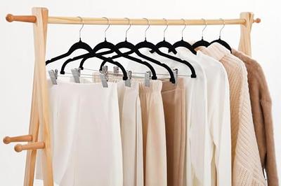 Premium Velvet Skirt Hangers (30 Pack) Non Slip Velvet Pants