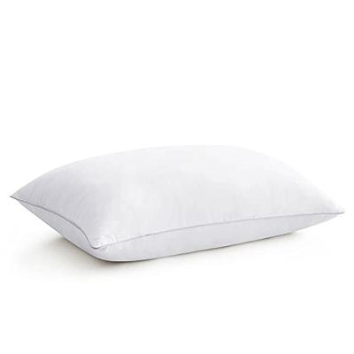 Puredown Goose Feathers and Down Pillow for Sleeping Gusseted Bed