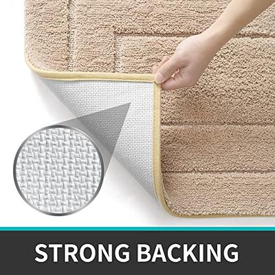 DEXI Bathroom Rug Mat, Extra Soft Absorbent Premium Bath Rug, Non-Slip  Comfortable Bath Mat, Carpet for Tub, Shower, Bath Room, Machine Washable