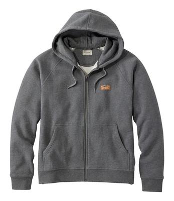 Men's Katahdin Iron Works Full-Zip Sweatshirt, Hooded Charcoal Heather XXL,  Cotton Blend L.L.Bean - Yahoo Shopping