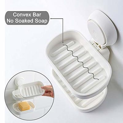 LeverLoc Corner Shower Caddy Suction Cup No-Drilling Removable Bathroom Shower Shelf Heavy Duty Max Hold 22lbs Caddy Organizer Waterproof & Oilproof