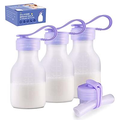 No Leak Momcozy Silicone Breastmilk Storage Bags, Reusable Breastmilk  Freezer Storing Bags for Breastfeeding, 8.5oz/250ml Breast Milk Saver,  Leakproof
