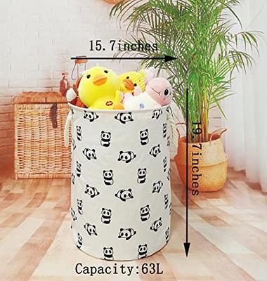 45L round plastic laundry basket