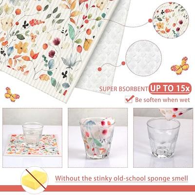 Oeleky Dish Cloths for Kitchen Washing Dishes, Super Absorbent