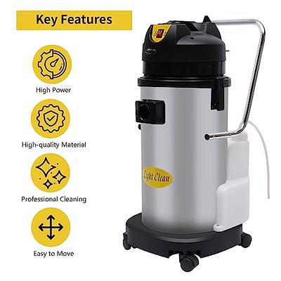 Carpet Cleaner Machine, 40L 3 in 1 Commercial Floor Cleaner Machine  Portable Mobile Sofa Curtain Dust Extractor Absorb Water Machine+Long