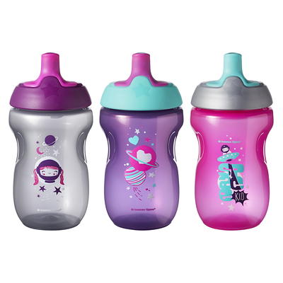 Tommee Tippee Sporty Toddler Sippy Cup  Spill-Proof, BPA-Free – 12+  months, 10oz, 3 Count - Yahoo Shopping