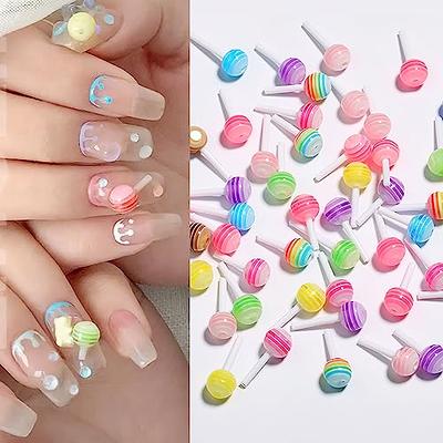 CHARMING MAY 3D Flowers for Nails 4 Packs Camellia Rose Nail