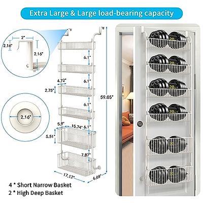 1Easylife Over the Door Pantry Organizer: 9-Tier Pantry Door Organizer  Adjustable, Hevy Duty Metal Hanging Spice Rack, Pantry Organization and  Storage Behind Door with 9 Basket for Kitchen - Yahoo Shopping
