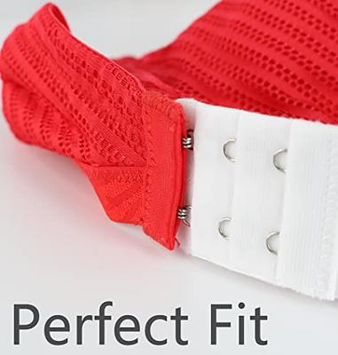 6Pcs Adjustable Bra Extender 3 Hooks with Elastic Underwear Strap