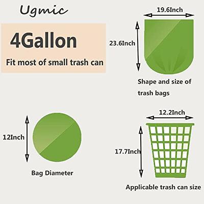 BEIDOU-PAC 4-6 Gallon Compostable Trash Bags, 100 Count, Compost Bags  Kitchen Trash Bags with Handle, Sturdy Biodegradable Garbage Bags Food  Scrap Waste Bags, ASTM D6400, US BPI Certified - Yahoo Shopping