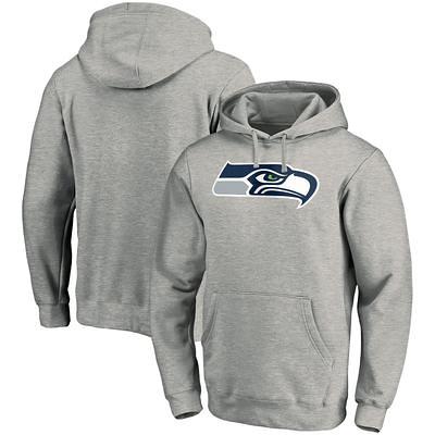 Men's Fanatics Branded College Navy/Heathered Charcoal Seattle Seahawks Big & Tall Lightweight Raglan Pullover Hoodie