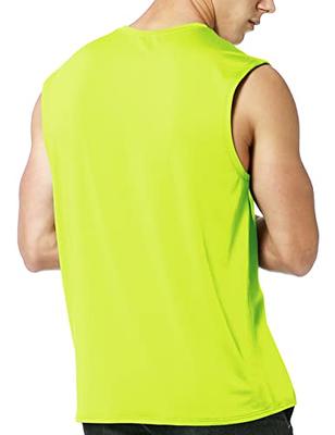 EZRUN Men's Sleeveless Shirt Quick Dry Workout Swim Shirt Gym