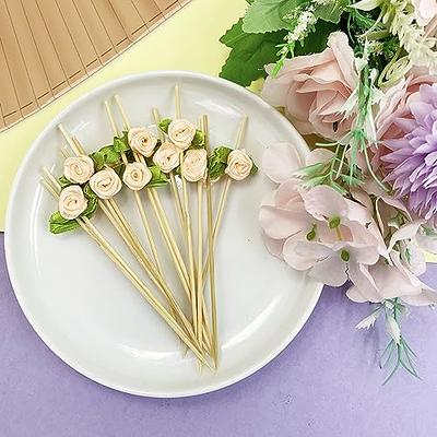 100pcs Bamboo Sticks Snack Strawberry Bouquet Materials