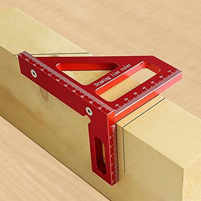 Right Angle Ruler, 300mm Aluminium Alloy Thickened 90 Degree Right