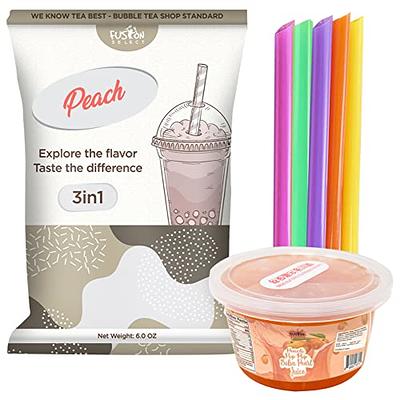  Fusion Select Authentic Bubble Tea Kit Extra Rich (5 Packs) Bubble  Tea Drink, Boba Tapioca Pearl, Straws, Popular Bubble Tea Flavors (Brown  Sugar Milk Tea) : Grocery & Gourmet Food