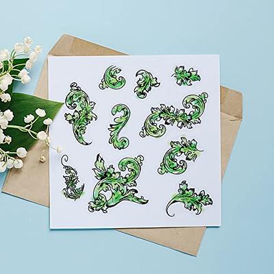 ORIGACH 9 Sheets Plants and Flowers Clear Stamps Silicone Transparent  Stamps for Card Making Decoration and DIY Scrapbooking - Yahoo Shopping