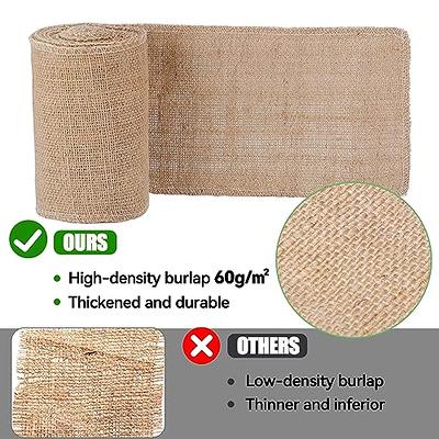 4.7 in. x 49 ft. Natural Burlap Tree Wrap Burlap Rolls for Gardening Tree  Protector for Warmth and Moisture (2-Rolls)