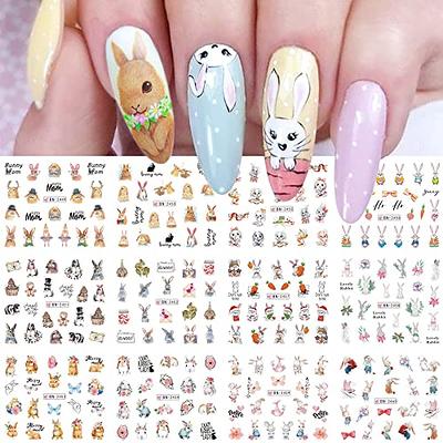 2 Styles Designer Brand Logos Nail Tattoo Sticker Transfers Salon Manicure  Silver Gold