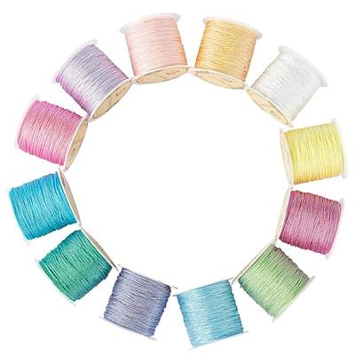  20 Colors 1mm Waxed Polyester Cord Bracelet Cord Wax Coated  String for Bracelets Waxed Thread for Jewelry Making Waxed String for  Bracelet Making 10m for Each Color