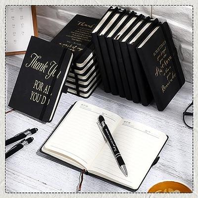  Qeeenar 40 Pcs Employee Appreciation Gifts Bulk Black  Motivational Pocket Notebook Small Hardcover Mini Journals Bulk Ruled Lined  Bulk Journals Inspirational Notebooks Mini Notepads Team Coworker : Office  Products