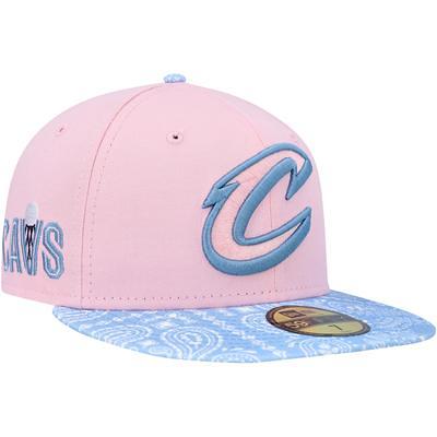 Men's New Era Light Blue/Brown Atlanta Braves Beach Kiss 59FIFTY Fitted Hat