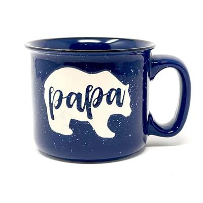 Custom Papa Bear Coffee Mug - Personalized Cup Gifts for Birthday