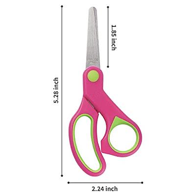Cuttte 5” Kids Scissors, 3pcs Child Scissors, Small Blunt Tip Scissors for  Kids, Kindergarten Beginner Scissors for Crafting, Right Handed Scissors  for Cutting Paper - Yahoo Shopping