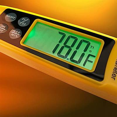 UEi PDT655 Differential Temperature Folding Pocket Thermometer, HVAC  Digital Thermometer with Backlit Display and Magnetic Mount, Measures -58  to 572°F - Yahoo Shopping