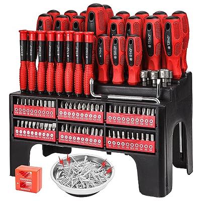 Amartisan 146-piece Magnetic Screwdrivers DIY Tools Set Plastic Racking for Men  Tools Gift, Includs Precision screwdriver, Magnetizer, Key Set, Nut Driver  and Bit Set - Yahoo Shopping