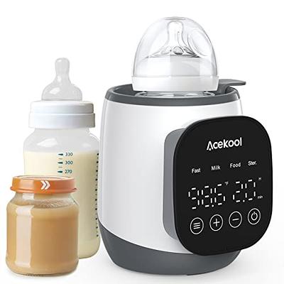 Grownsy Baby Bottle Warmer Bottle Warmer 8-in-1 Fast Baby Food Heater&bpa-free Warmer with LCD Display Accurate Temperature Control for Breastmilk