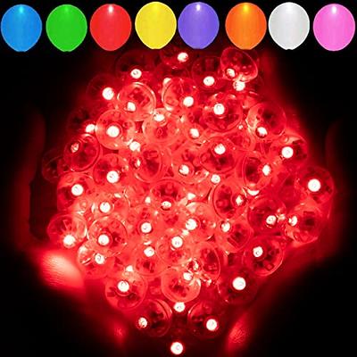 50 Pieces LED Lights Battery Operated Paper Lanterns Balloon Small