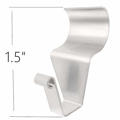 Amuille Vinyl Siding Hooks (10 Pack), Heavy Duty Stainless Steel