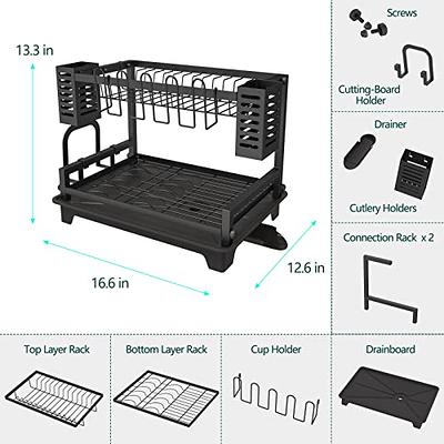 SUFAUY 2 Pack Stackable 2-Tier Under Sink Cabinet Organizer with Sliding  Drawer for Pantry Organization or Kitchen Storage, White - Yahoo Shopping