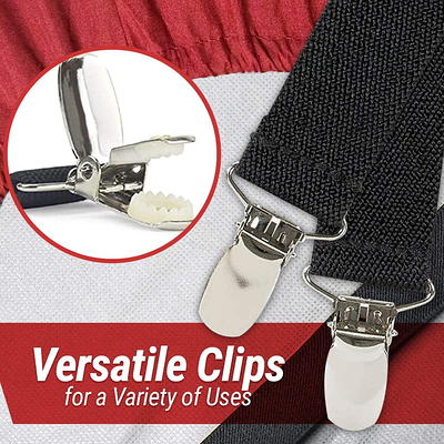 Metal Adjustable Crisscross Bed Fitted Sheet Straps Suspenders Gripper  Fastener