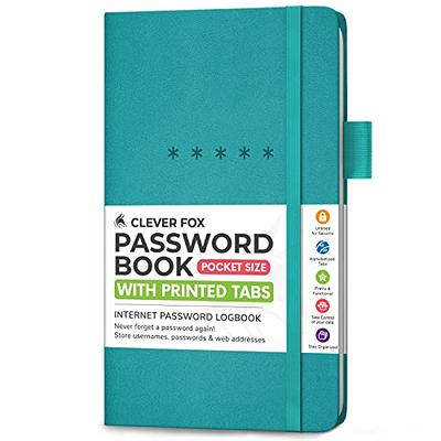 Password Book: Internet Password Logbook. Paperback. Password Keeper Journal  & Log Book Vault With Alphabetical Tabs. Password and Username Organizer  Notebook for Seniors - Yahoo Shopping