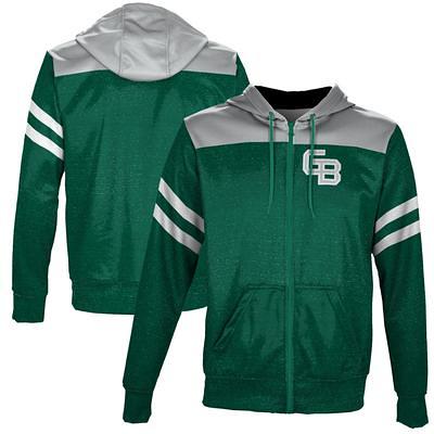 Youth Green/Gold Green Bay Packers Poster Board Full-Zip Hoodie