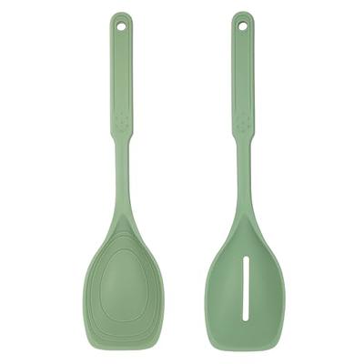 GIR: Get It Right Premium Seamless Spoonula - Non-Stick Heat Resistant  Silicone Scraper Spatula - Perfect for Mixing, Serving, Scraping, Stirring,  and