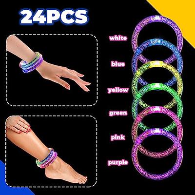 GODANEEY 24PCS Halloween LED Glow Bracelets - LED Bracelets, Glow in the Dark  Bracelets for Kids, Light Up Bracelets for Adults, Party Favors, Carnival,  Wedding, Halloween Accessories - Yahoo Shopping