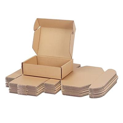 Small Cardboard Shipping Boxes Mailers 5x5x5 inches Corrugated Packing  Storage Cube Kraft Mailing Box, Pack of 25