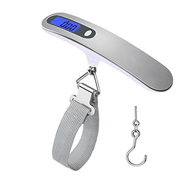 Luggage Scale 50kg/110LB, TXY Portable LCD Display Electronic Scale Weight  Balance Suitcase Travel Bag Hanging Steelyard Scale Tool with Hook - Yahoo  Shopping