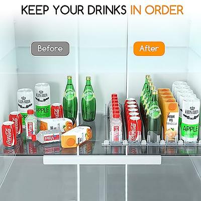 Drink Organizer For Fridge, Self-pushing Soda Can Dispenser For Refrigerator